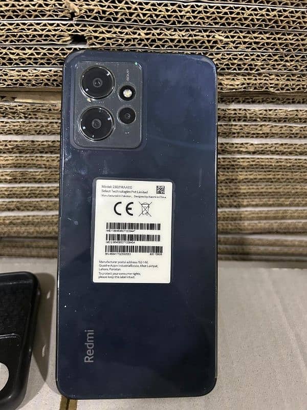 redme note 12 8/128 with box charge condition 10 by 10 0