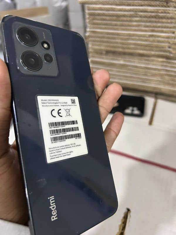 redme note 12 8/128 with box charge condition 10 by 10 2