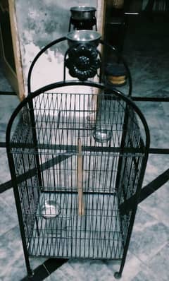 Parrot Cage for Raw. African Grey. Macaw. Ring Neck