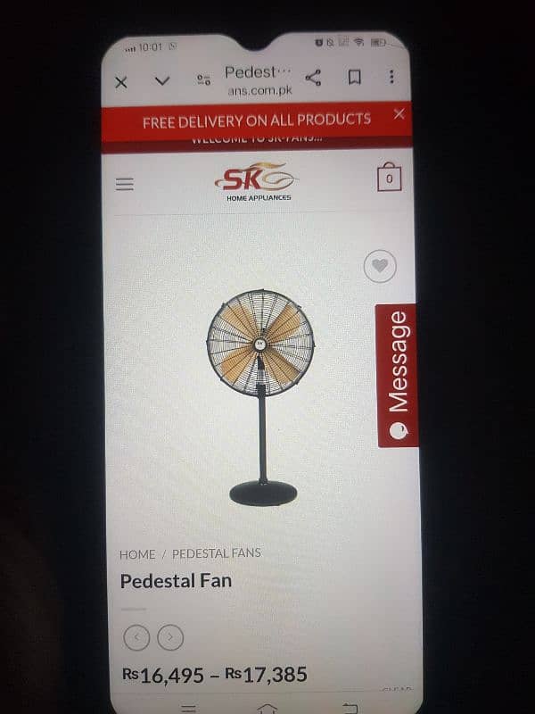 SK Pedestal Fan 0