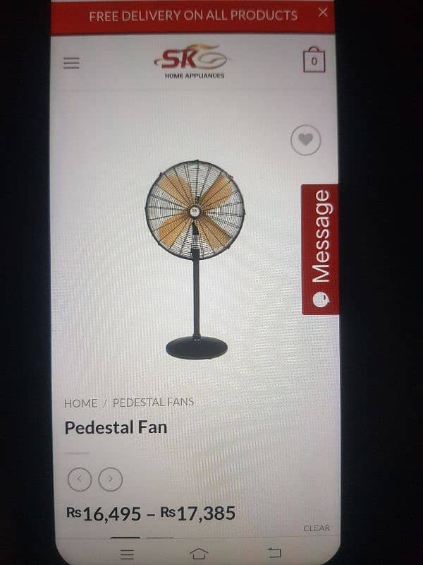 SK Pedestal Fan 2