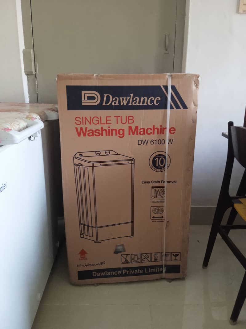 Dawlance washing machine new 0