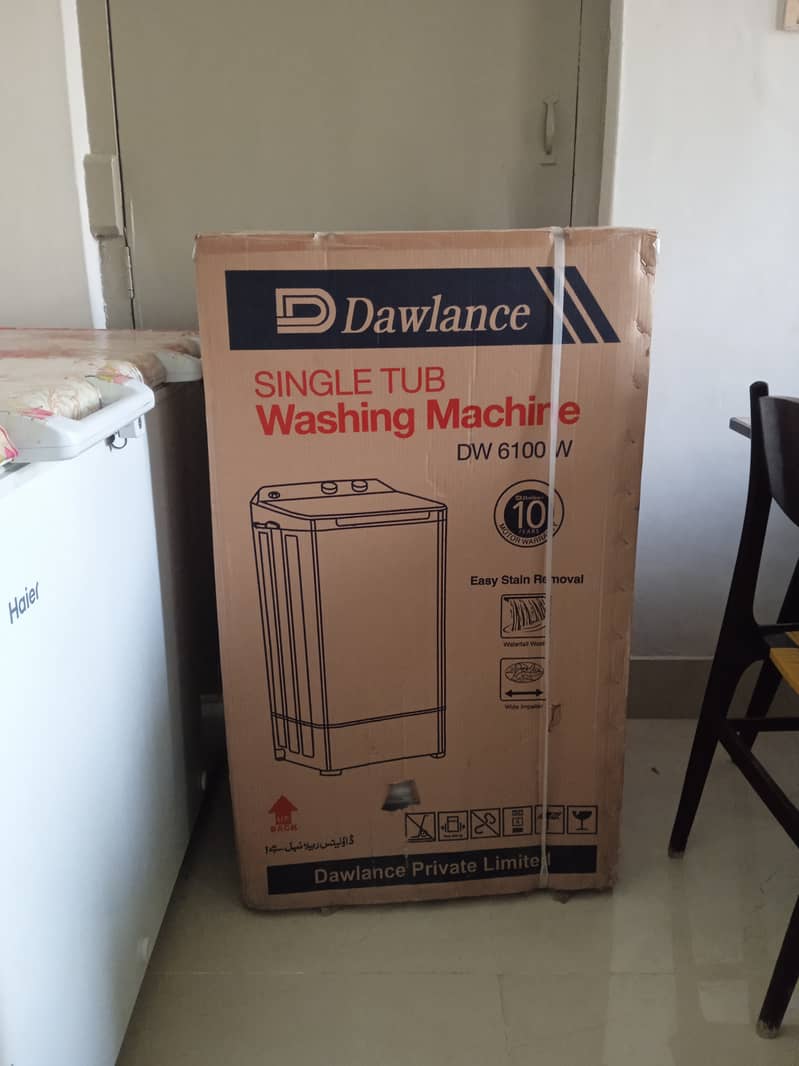 Dawlance washing machine new 1