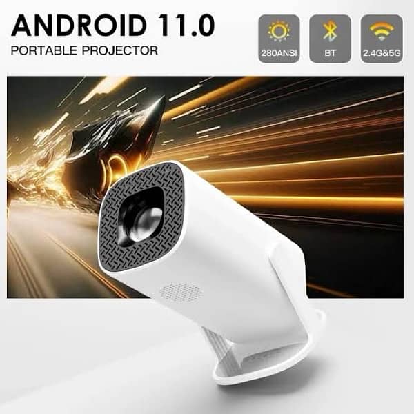 Android Projector ( 120” Display ) 4K HDR , P30 portable projector 2