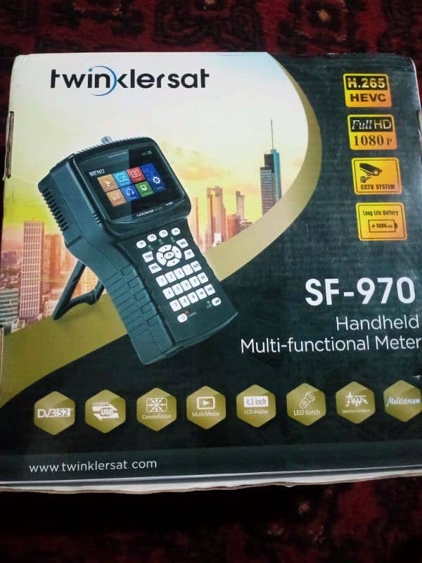 Twinkler SF-970 H265 Satellite Finder 5