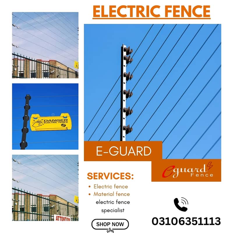 electric fence security/ electric fence/ fence/ fence material 18