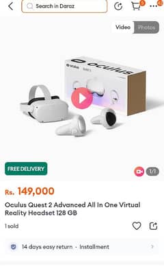 oculus Quest 2 with 100 Paid Games