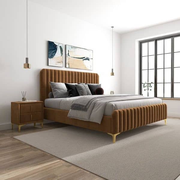 dubal bed wooden beds Turkish design on factory rets 0