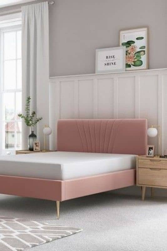 dubal bed wooden beds Turkish design on factory rets 13