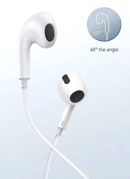 Baseus Encok 3.5mm lateral in-ear Wired Earphone H17 White/ Handsfree 5