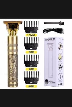 Professional Vintage T9 Dragon trimmer for mens,USB rechargeable