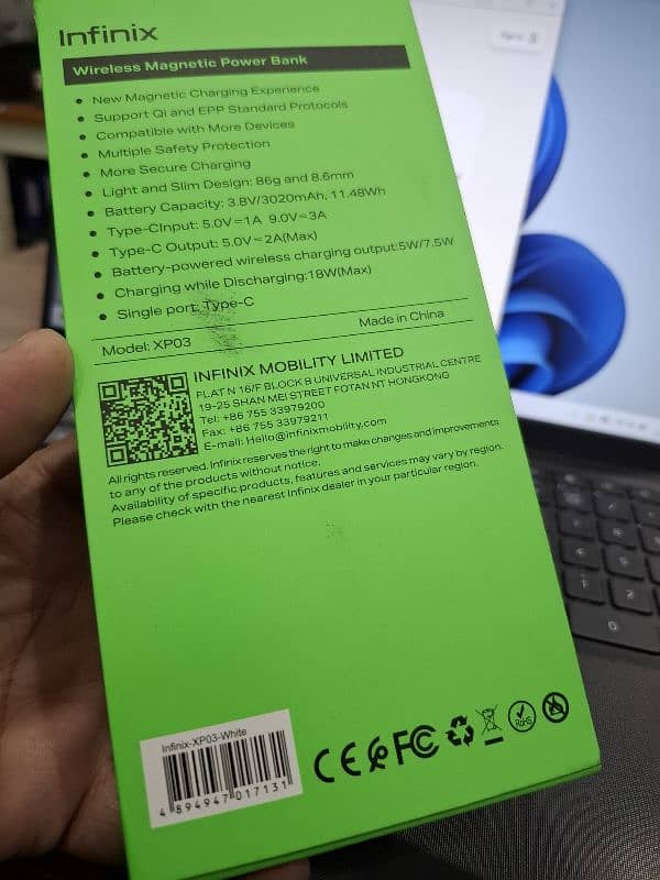 Infinix Mag Power (Wireless Charger) Brandnew 1