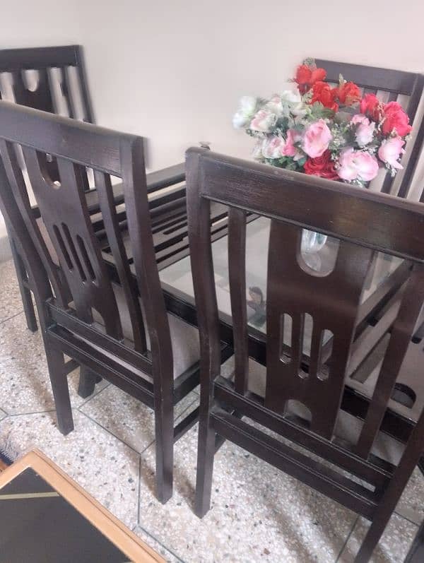 Dining table with 6 Chair table | dining table 1