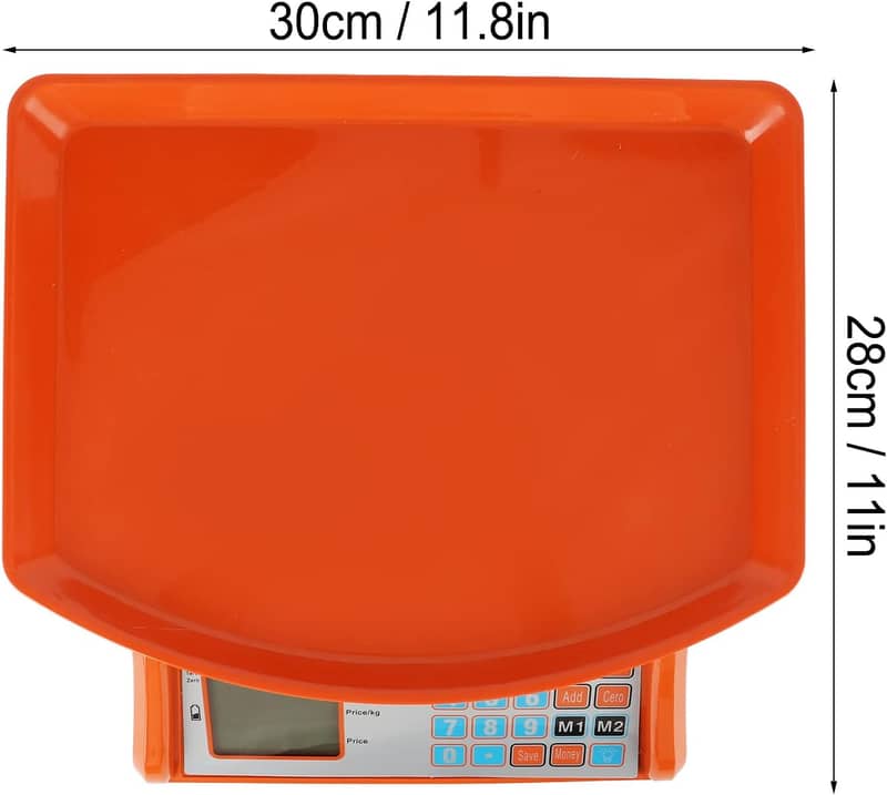 Rechargable Weight machine digital scale Dual LCD 5