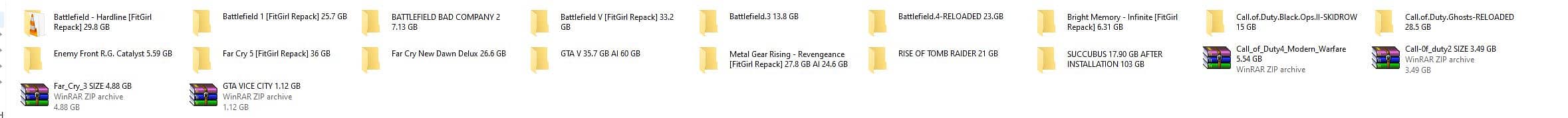 PC GAMES SETUPS VERY CHEAP RS. 5 PER GB 6