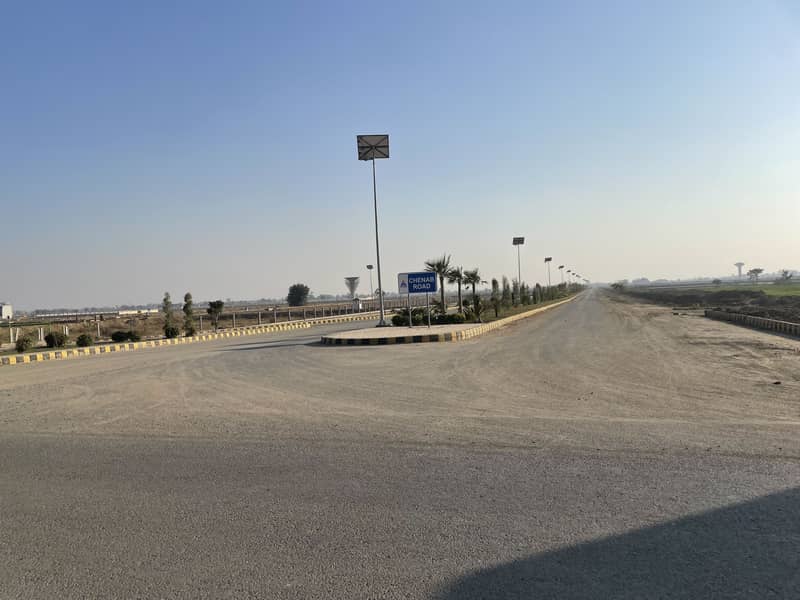 5 Marla On-Ground Plot for Sale in Block Q, LDA City Lahore Back of 300ft Road 2