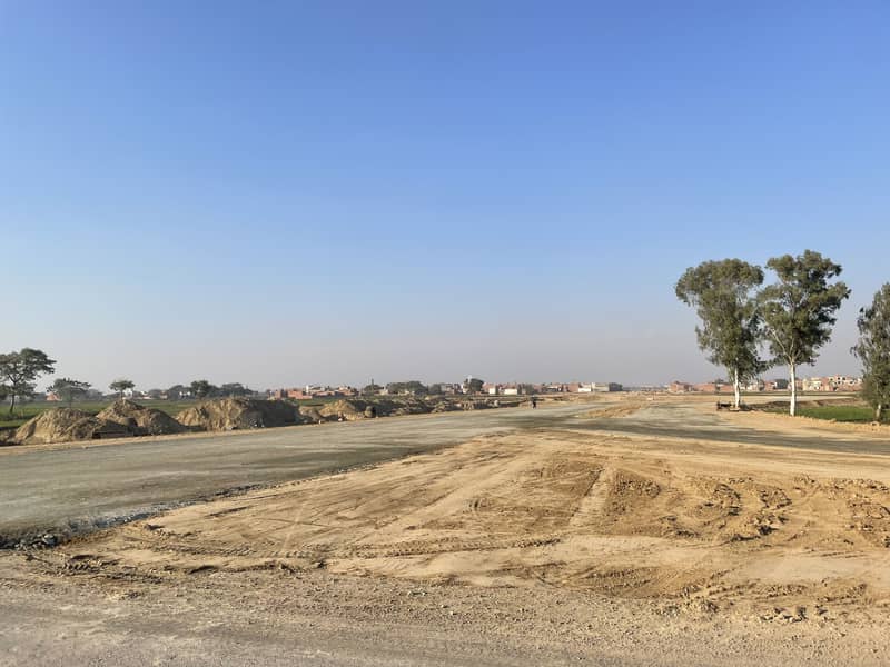 5 Marla On-Ground Plot for Sale in Block Q, LDA City Lahore Back of 300ft Road 5