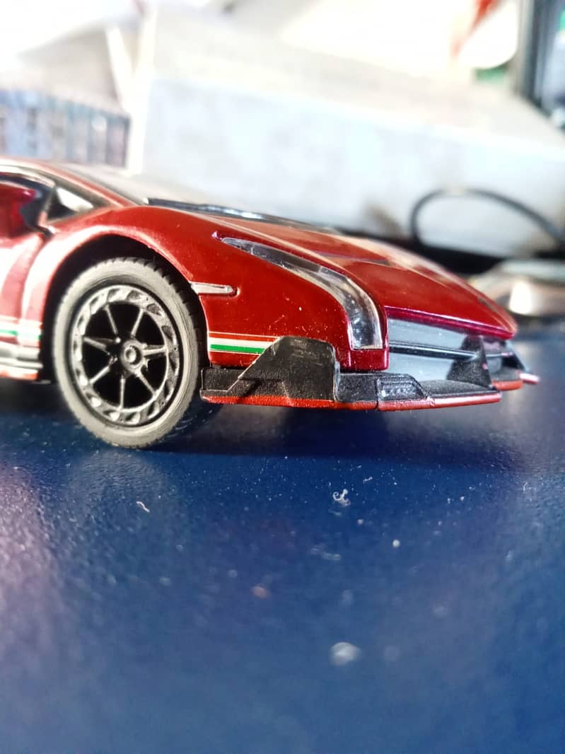 Lamborghini Veneno, Red - Kinsmart 5367D - 1/36 scale Diecast Car (Br 3