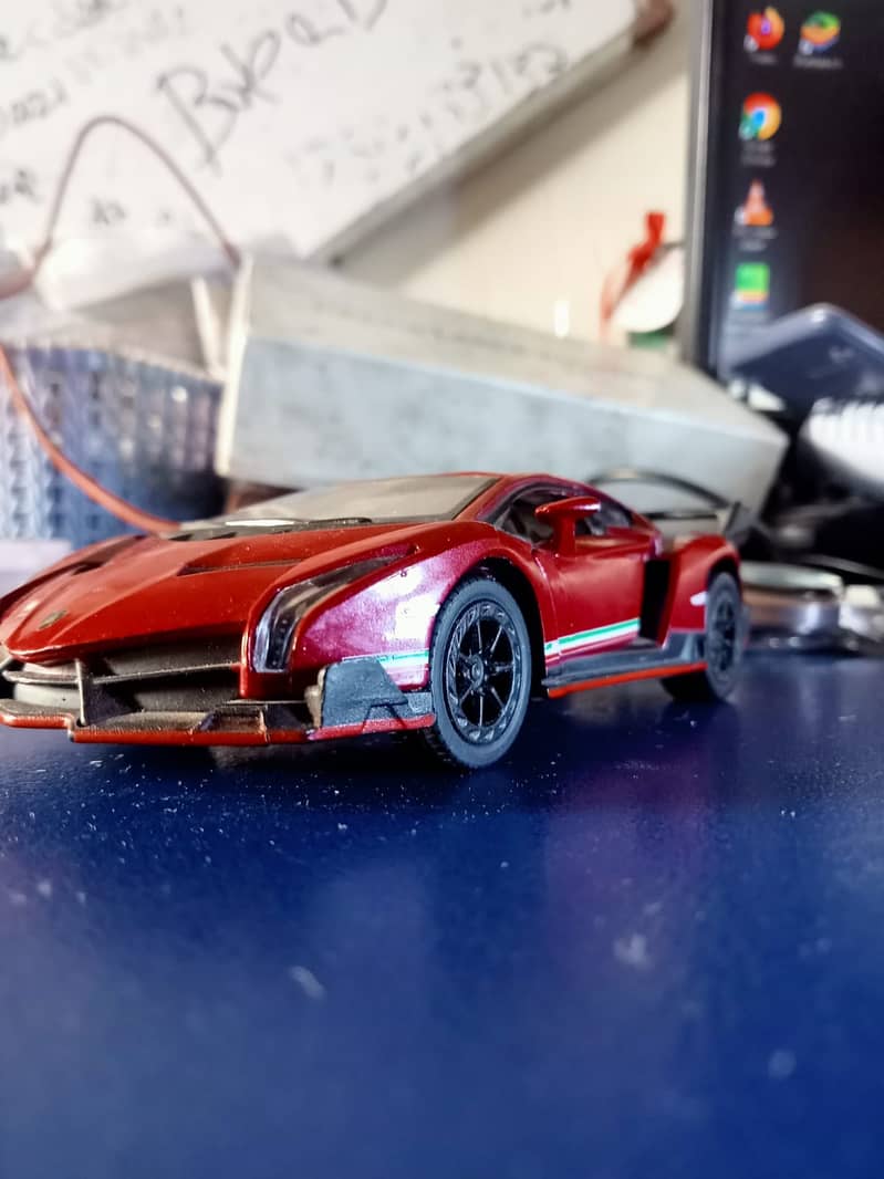 Lamborghini Veneno, Red - Kinsmart 5367D - 1/36 scale Diecast Car (Br 5