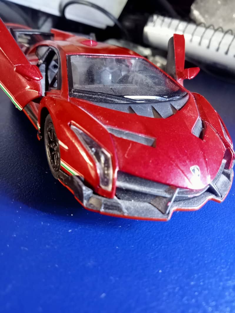 Lamborghini Veneno, Red - Kinsmart 5367D - 1/36 scale Diecast Car (Br 12