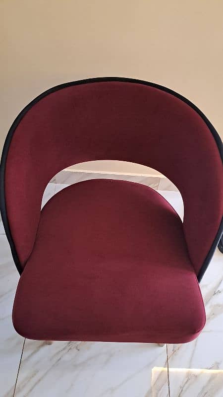 solid wood velvet chair single 1