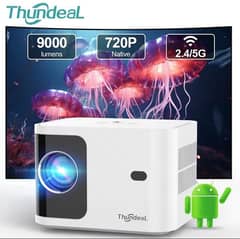 HD Projector TD91 Full HD 108OP 4K Video 5G WIFI Android 3D Projector