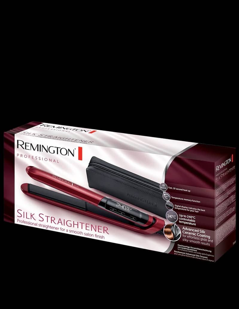 V slight used remington silk ceremic hair straightener 0