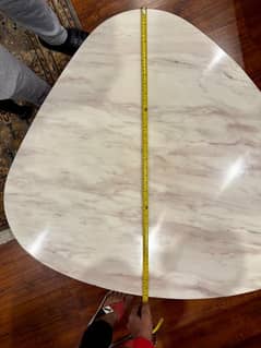 Center Table with Marble Top