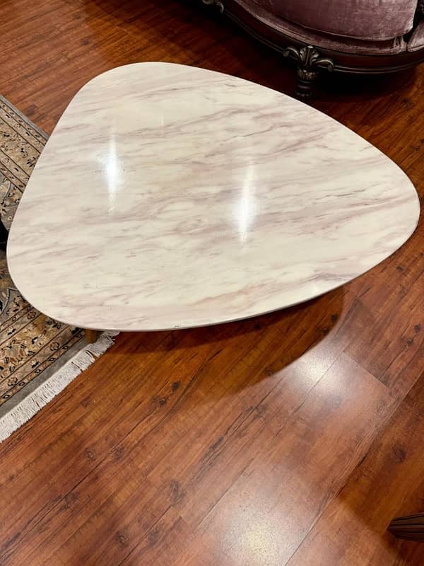 Center Table with Marble Top 1