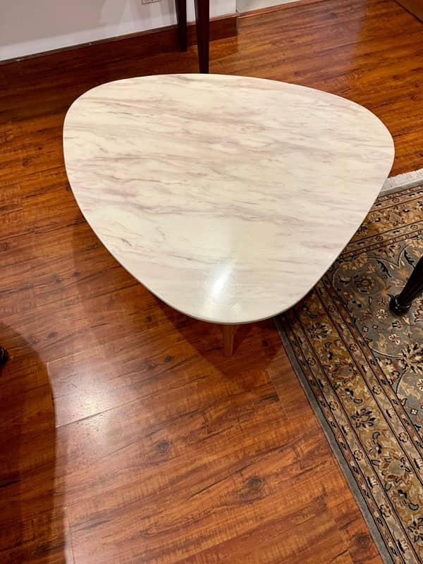 Center Table with Marble Top 2