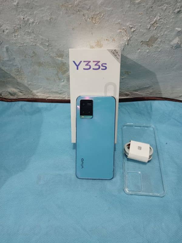 vivo y33s full box no open 8+4 128gb exchange any mobile 3