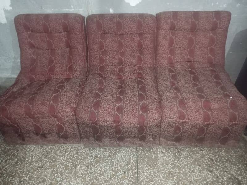 single and used sofa set 3 0