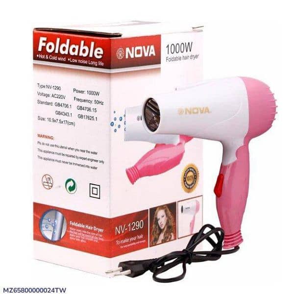 lightweight and Portable Hair Dryer. Home Delivery Available in Chat 0