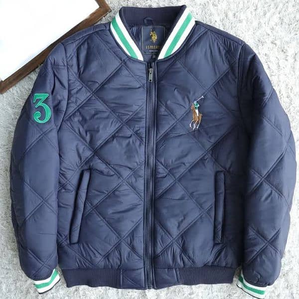 Polo Rib Collar Imported Puffer Jacket 2