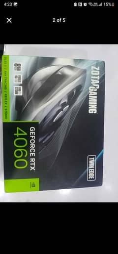 RTX 4060 ZOTEC GAMINIG full fresh card itna use nahin howa