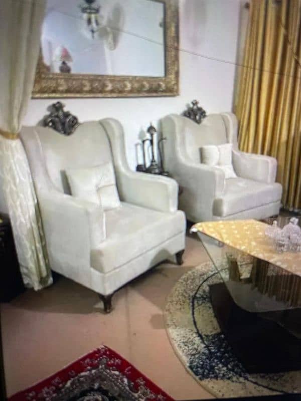 sofa set seven seater with center table and side tables 2