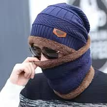 Free Delivery, Head & Neck Cap | Woolen Winter Cap With Neck Warmer 3