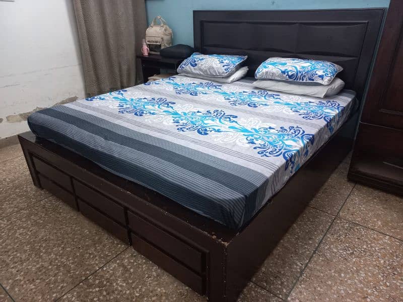 bed | bedset | king bed | double bed | wooden bed for sale 1