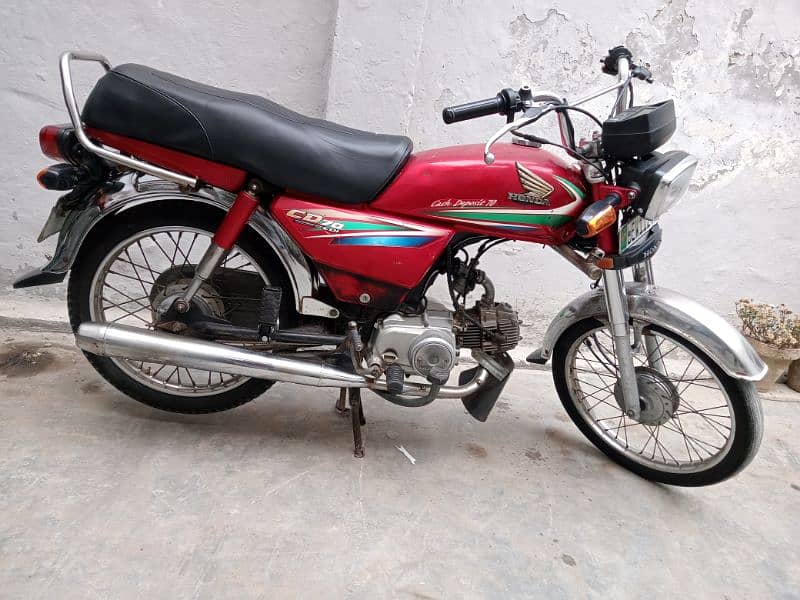 Honda 70 model 2016 A red colour good condition 9