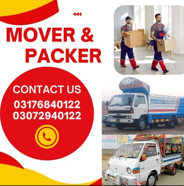 Packers & Movers/House Shifting/Loading /Goods Transport rent service 0