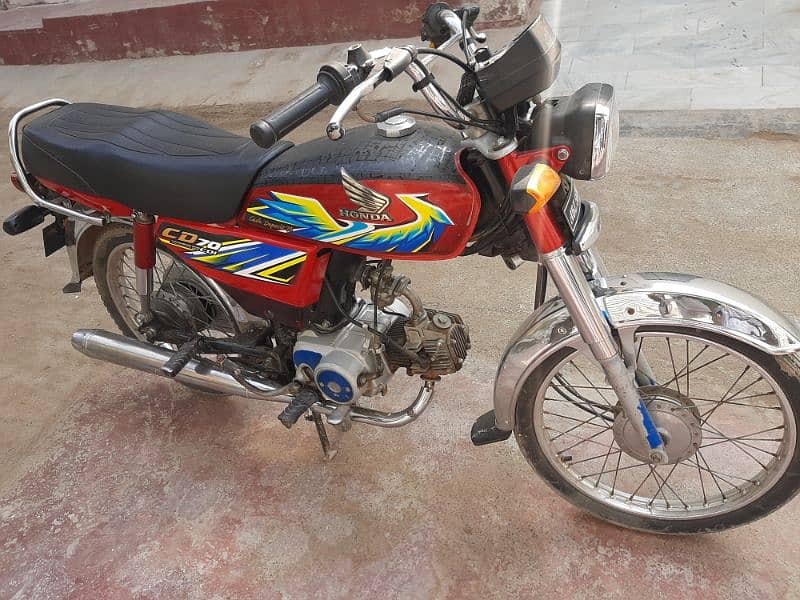 Honda cd70  2021 model all original koi Kam ni bike main all Punjab no 0