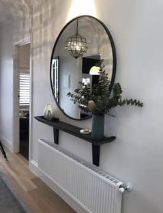 Sunset Mirror -Console Table - Golden Konsole- Standing Mirror- Mirror