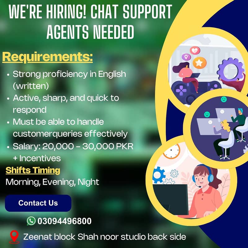 We're Hiring! Chat Support Agents Needed 1