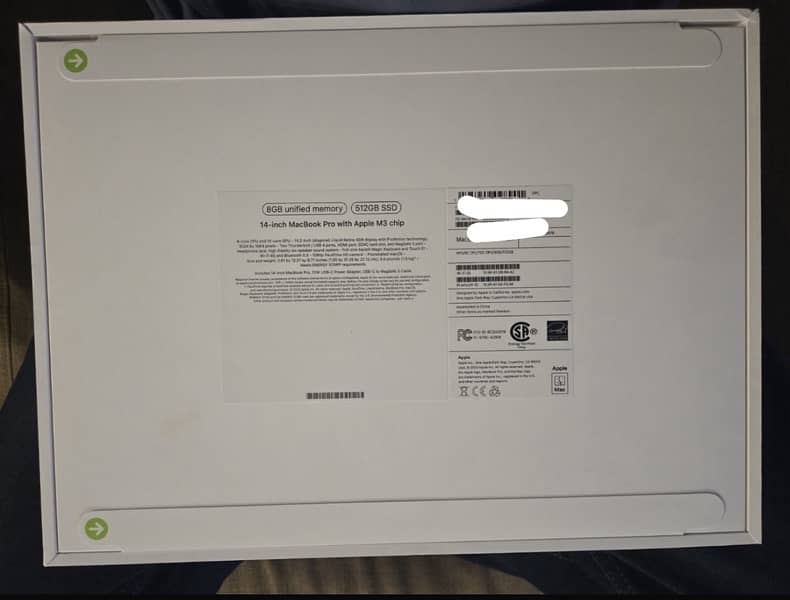 macbook pro 14’ 8gb/512 0