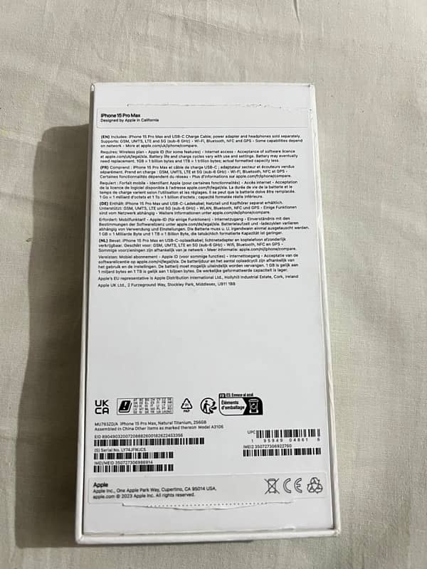 iPhone 15pro max Natural Titanium 0