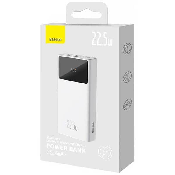 Baseus Star Lord Digital Display Power Bank 30000mAh 22.5W White 3