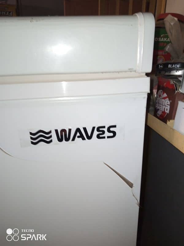 Double Door Waves Deep Freezer 7