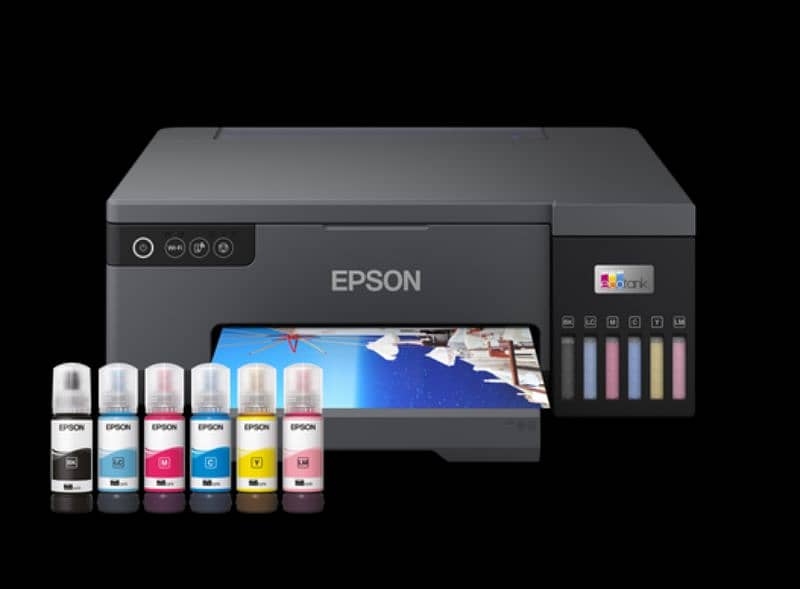 epson 8050 printer 6 color brand new box back 0