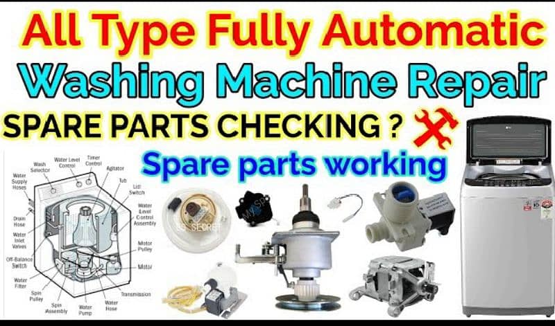 automatic washing machine mechanic / installation/ wash 1