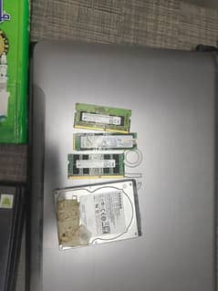 24gb rams 256 nvme Samsung SSD 500gb hdd laptop